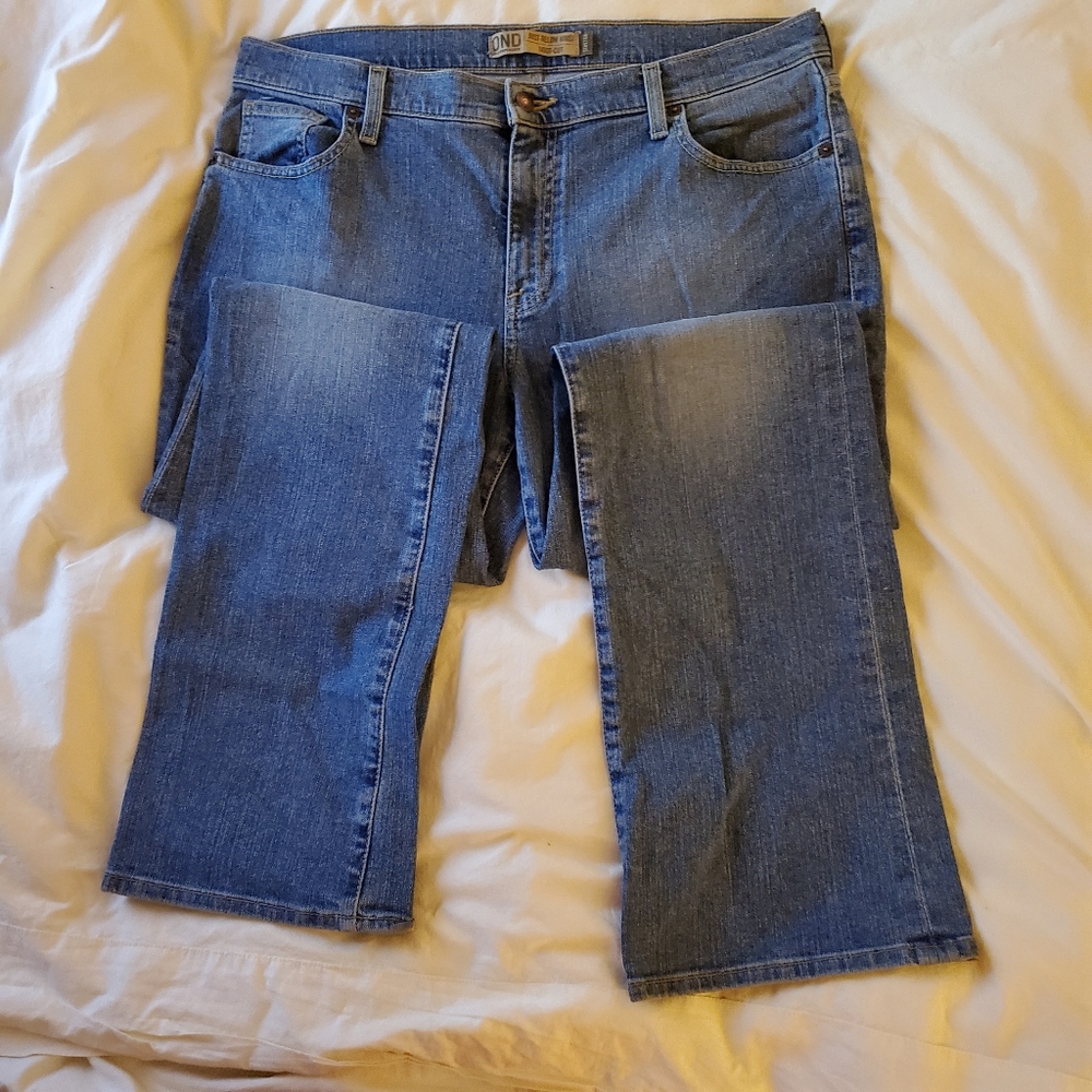 'OND Old Navy' Just Below Waist Vintage Bootcut Jeans Size 14